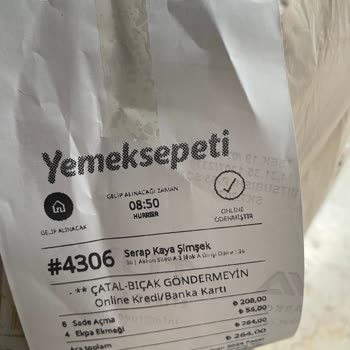 Yemek Sepeti Şikayetimi Dikkate Almıyor.