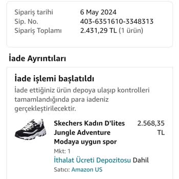 Amazon 2 Defa Yanlış Ürün Yollandı
