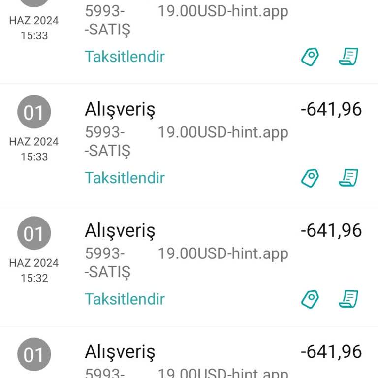 Hint App Hint. App Hesabımdan 4 Kere İzinsiz Para Çekti
