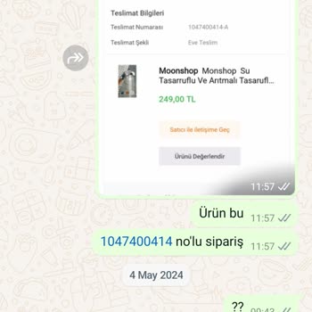 Moonshop Satıcısından Şikayetçiyim. KOÇTAŞ'TAN Da Şikayetçiyim.