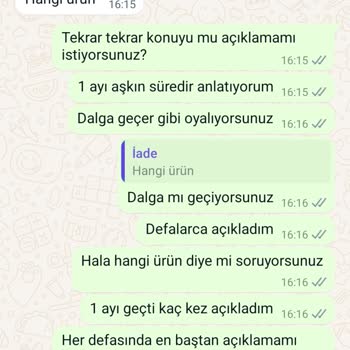 Moonshop Satıcısından Şikayetçiyim. KOÇTAŞ'TAN Da Şikayetçiyim.