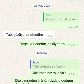 Moonshop Satıcısından Şikayetçiyim. KOÇTAŞ'TAN Da Şikayetçiyim.