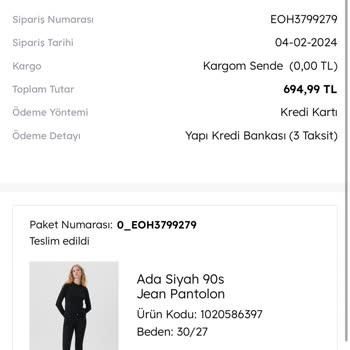 Mavi Yırtılan Pantolon Ve Kalitesi Düşen Pantolon