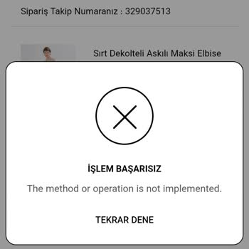 Bsl İade Kodu Hatası