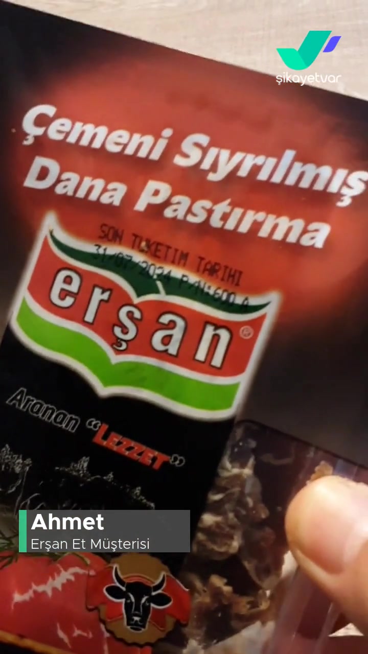 Erşan Pastırma Paketinde Bozulmuş videonun kapak resmi
