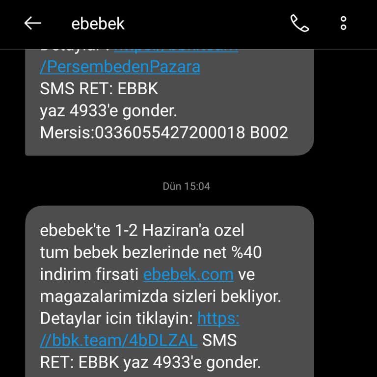 Ebebek Bebek Bezlerinde %40 İndirim