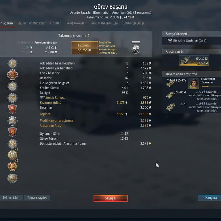 War Thunder Var Thunder Eşleştirme Sistemi