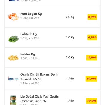 Şok Market Eksik Ürün