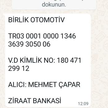 Birlik Oto Çıkma Şanzıman Alındı Ürünü Göndermedi Paramı Aldı Hakkımı Helal Etmiyorum