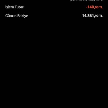 Yapı Kredi QR Kod Para Çekme Fahiş Kesinti Tutarı