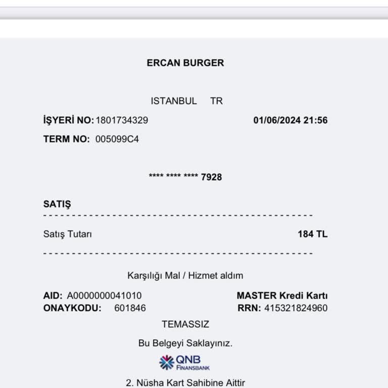 Ercan Burger Bozuk Hamburger Bozuk Tavuk Eti