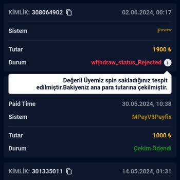 Vaycasino Frespin Saklamışsın Saçmalığı