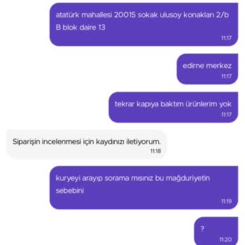 GETİR-ME Artık Yeter