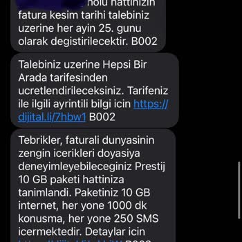 Turkcell Faturalı Hat Mağduriyeti