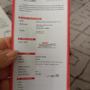 Fantom Fanset Elektrikli Ev Aletleri Trendyol'dan Aldığım Süpürgenin Parçası Ayrıldı Ve Çekim Gücü Zayıf