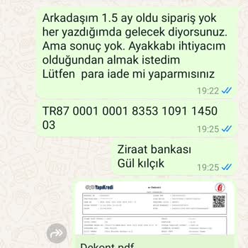 Kajal Ayakkabı İade Ücreti Ödenmedi