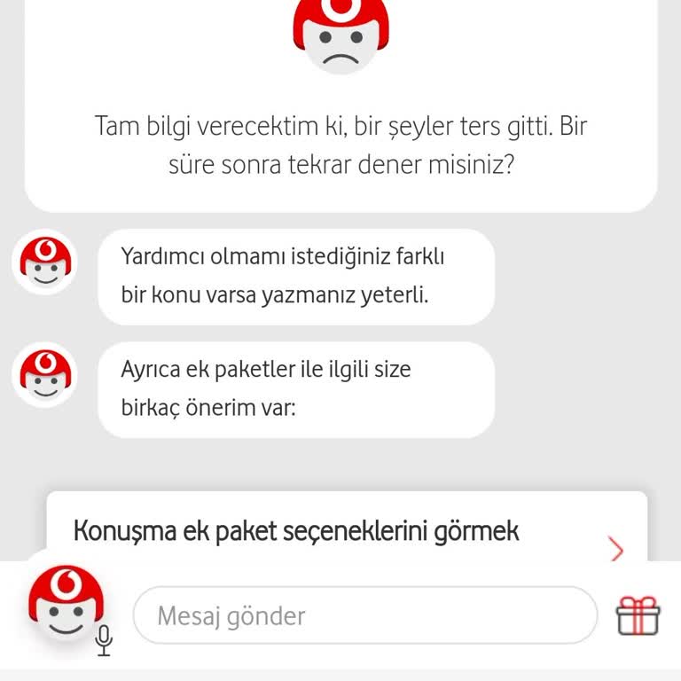 Vodafone Doğum Günü Hediyemi Vermedi