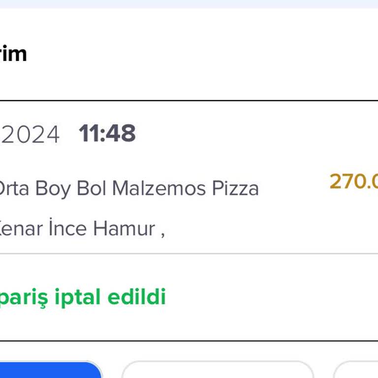 DOMİNO’S Pizza Ödemesini Yaptığım Siparişimi Teslim Etmedi.