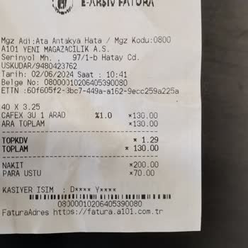 A101 Personel Şikayeti, İndirimli Ürüne İndirimin Yansıtılmaması.