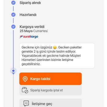 Sürat Kargo Transfer Sürecinden Gelemeyen Kargo