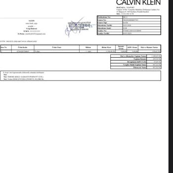 Calvin Klein Ürün Hatası Saçmalığı