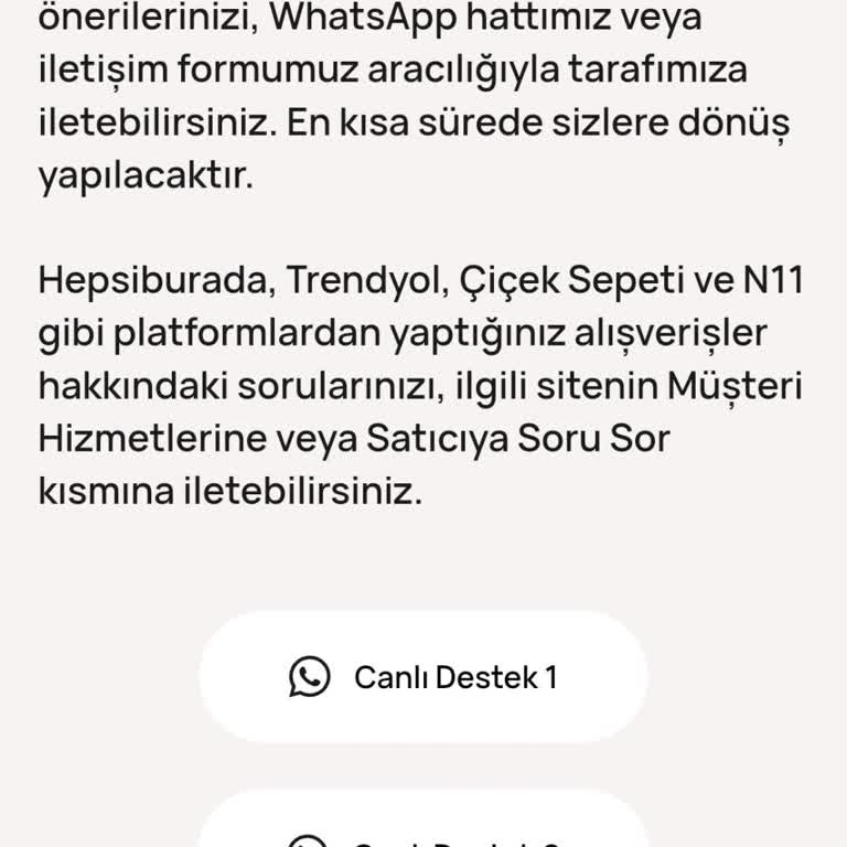 N11 Ve Koray Spor Garanti Bilgi Yetersizliği