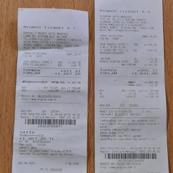 Migros İzmir Alsancak Ve Konyaaltı Şubesi Aynı Ürün Fiyat Farkı