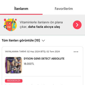 Letgo'da Ürünüm Sürekli Reddediliyor