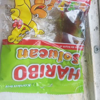 Haribo Solucan Paketinden Tek Parça Çıktı.