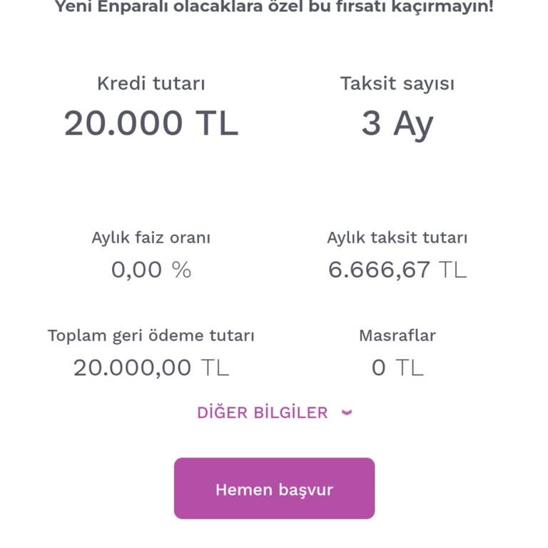 Enpara'nın Sıfır Faizli Kredi Vaadi Gerçekçi Mi?