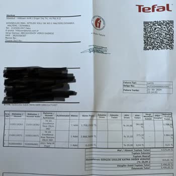 Tefal Defolu Ürün Satıyor
