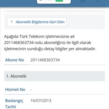 Türk Telekom Abonelik Şikayeti. Faturası Ödenen Kullanıcı Yoktur Der