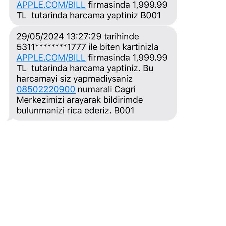 Apple. COM/BILL Onayım Olmadan Kartımdan Para Çekildi