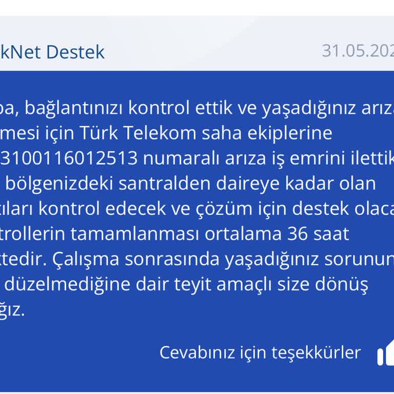 TurkNet İnternet Arıza Sorunu