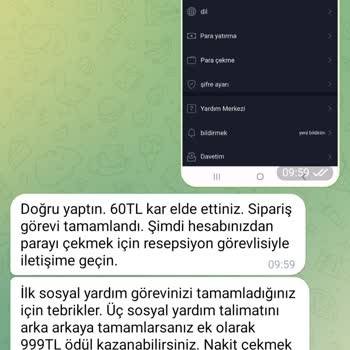 Telegram Görev Yap Para Kazan Adı Altında İşletme