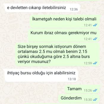 Şaban Cengiz Vakfı (Burs Başvuru) Vakıf Bursu İle İlgili Şikayet