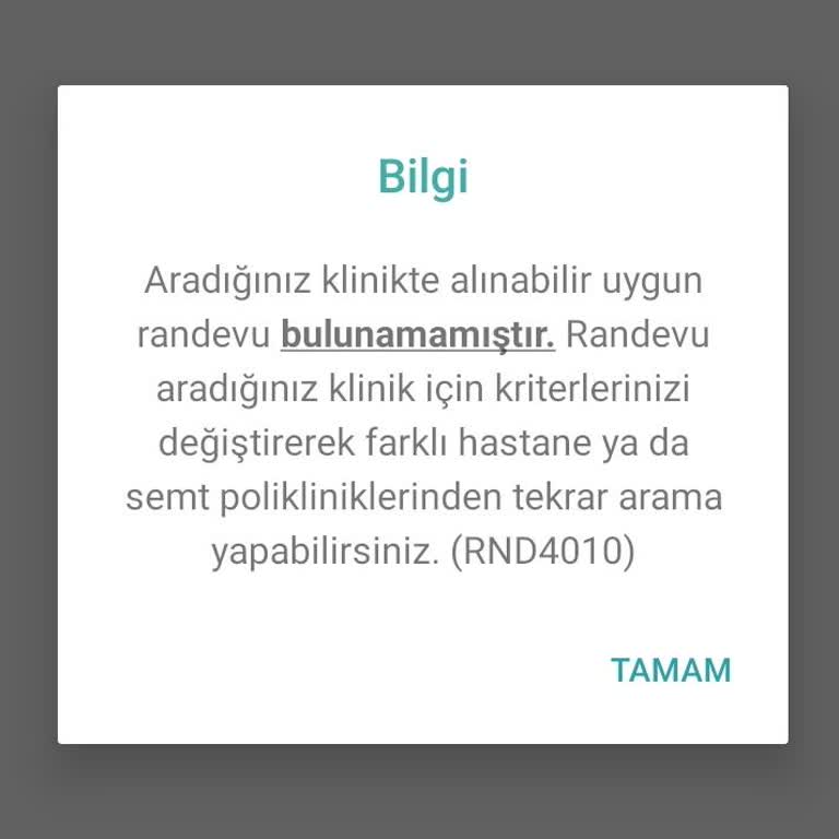 MHRS-182 Çene Cerrahi Randevu