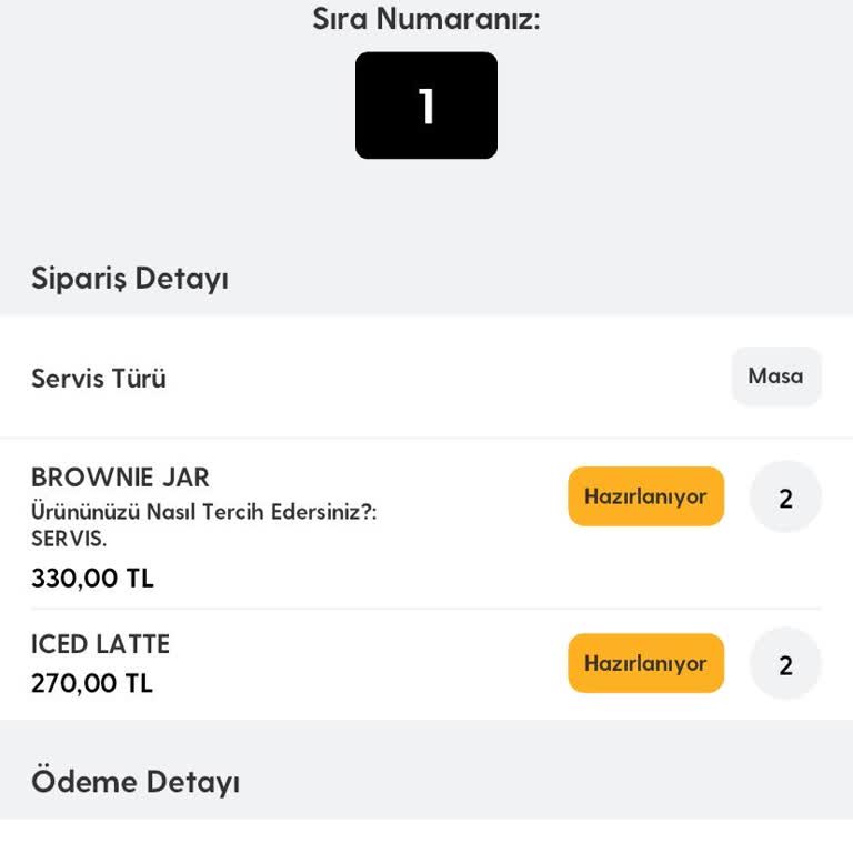 Kocatepe Kahve Evi Uygulamadan Sipariş Kötülüğü
