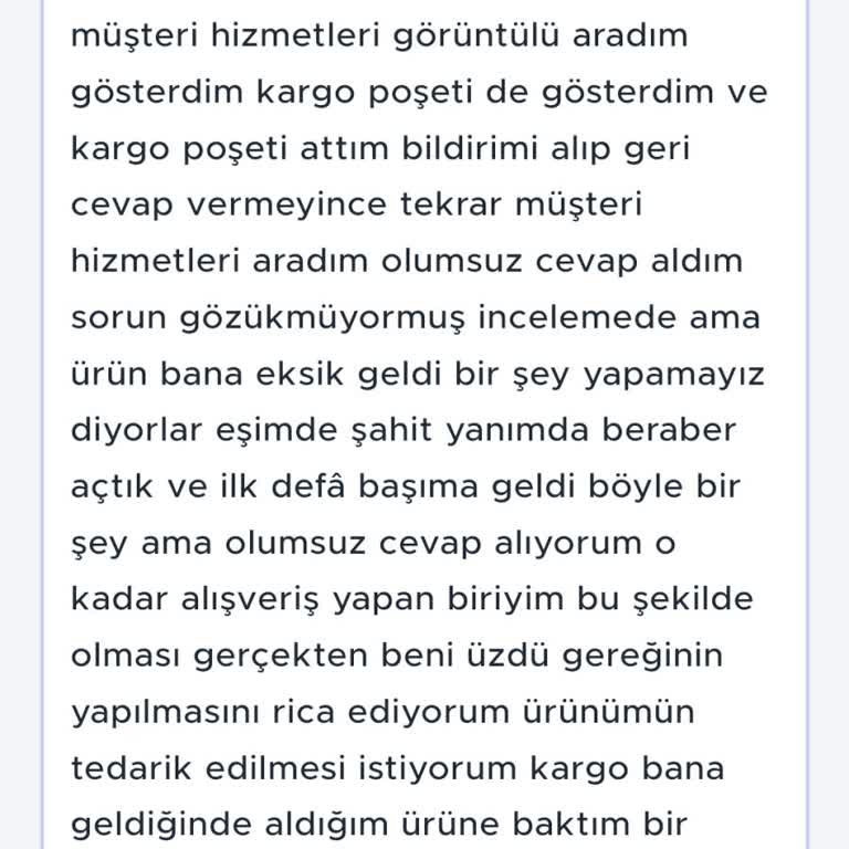 LCW Eksik Ürün Tedarik Edilmedi