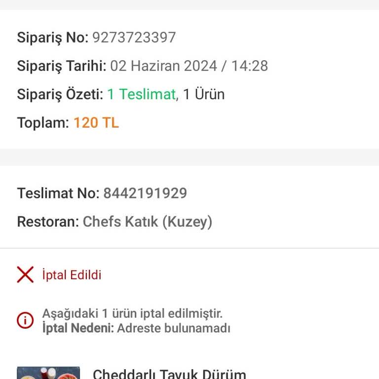 Trendyol Yemek Beklerken Param Çöp Oldu