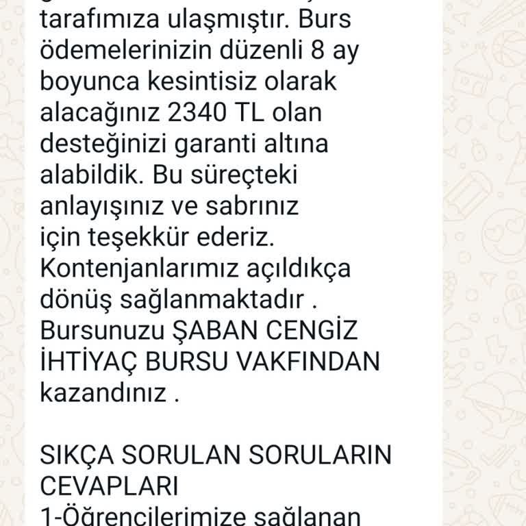 Gmail Fırsat Eşitliği Burs Vaadi