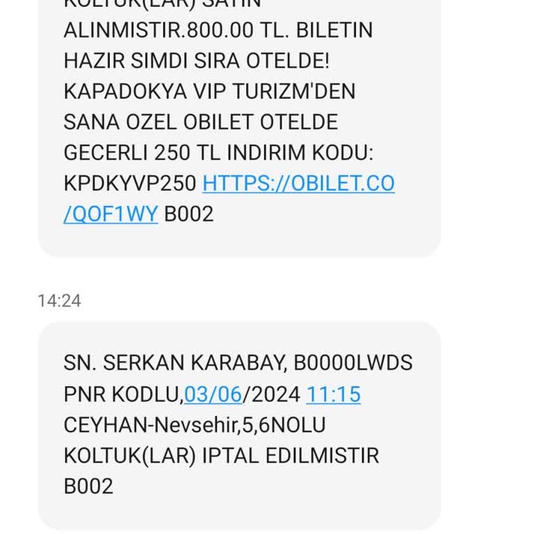 Kapadokya Vip Turizm - Şikayetvar