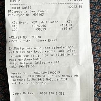 FLO Ayakkabı FLO Ürününe Sahip Çıkmadı