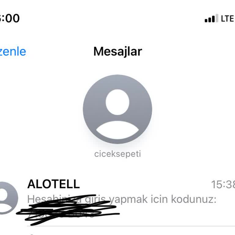 Alotell Akar Telekom Alotell Sürekli Mesaj Atıyor