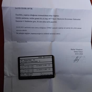 İşbir Optik Gözlük Camlarında Bulutlanma Sorunu.