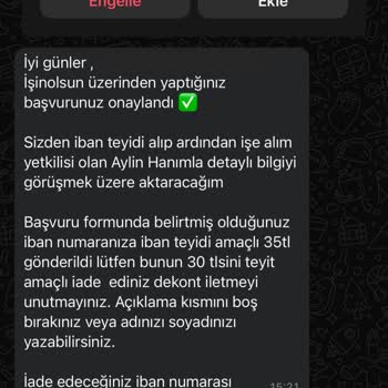 İşin Olsun IBAN, TCK Şikayetleri