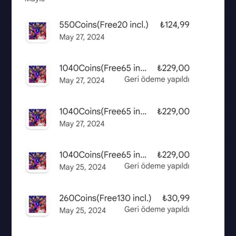 eFootball Google Play Store Param Onaylandı Fakat Hala Hesabıma Geçmedi