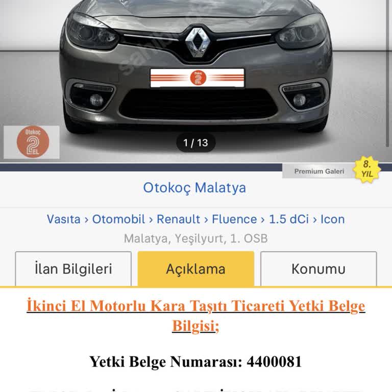 Malatya Otokoç 2. El Mağduriyeti