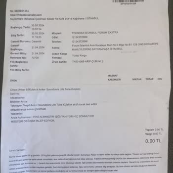 Anker Soundcore Teknik Servis Sorunu Olan Cihaza Sorunsuz Diye Teslim Etti