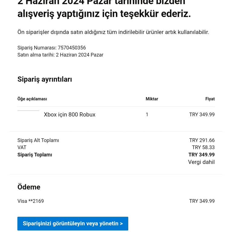 Kartımdan İzinsiz Para Çeken Xbox